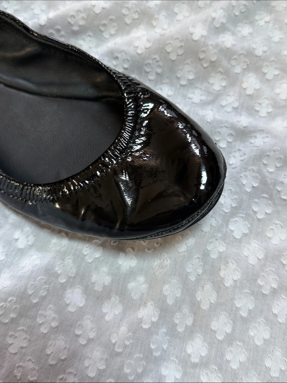 Tory Burch Eddie patent leather ballet flats size 9